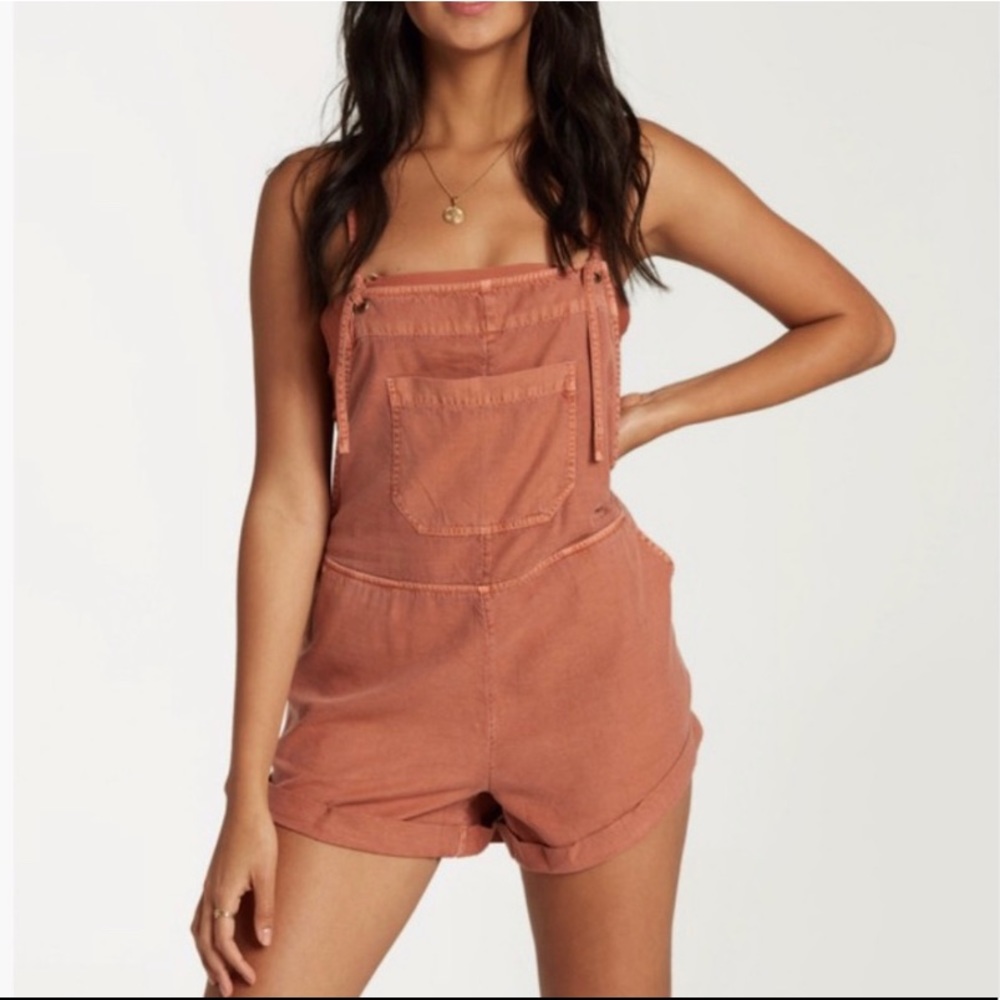 Pink overalls